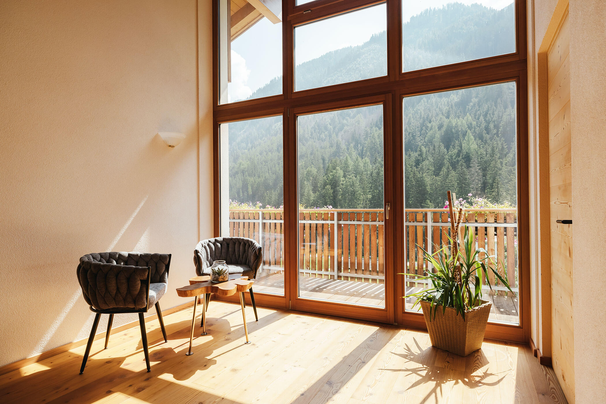 Penthouse Untermairhof Ausblick